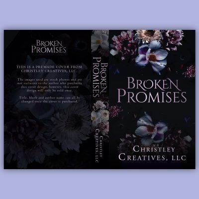 Broken Promises - Premade Contemporary Dark Romance Book Cover from Christley Creatives
