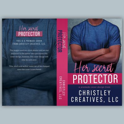 Her Secret Protector - Premade Contemporary Romance Book Cover from Christley Creatives