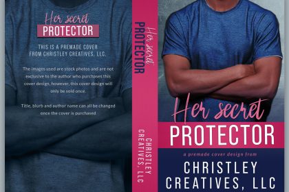 Her Secret Protector - Premade Contemporary Romance Book Cover from Christley Creatives