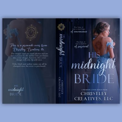 HIs Midnight Bride - Premade Contemporary Romance Fairytale Retelling Book Cover from Christley Creatives