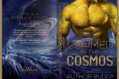 Claimed In The Cosmos - Premade Sci-Fi Romance Book Cover from The Author Buddy