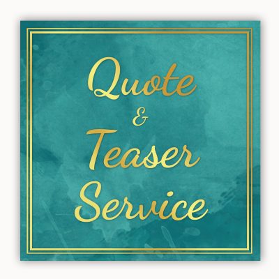Quote & Teaser Service - Author Promo Service by The Author Buddy