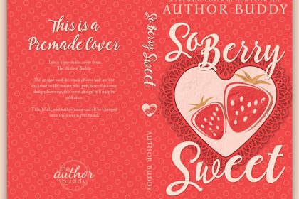 So Berry Sweet - Premade Illustrated Object Typography Discreet Small Town Romance Book Cover from The Author Buddy