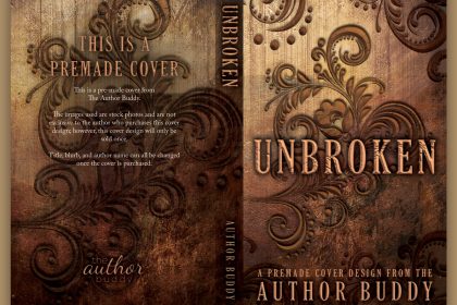 Unbroken - Premade Discreet Dark Western Romance Book Cover from The Author Buddy
