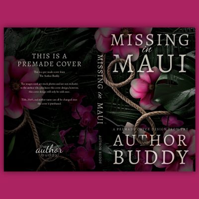 Missing in Maui - Premade Discreet Cozy Mystery Romance Book Cover from The Author Buddy