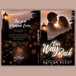 Our Way Back - Premade Small Town Sweet Contemporary PNW Lighthouse Romance Book Cover from The Author Buddy