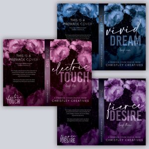 Dream Touch Desire Trilogy - Premade Discreet Romance Boxing Book Cover Series from Christley Creatives