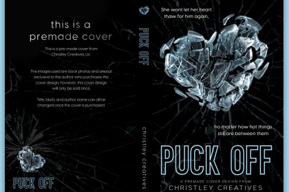 Puck Off - Premade Hockey Romance Boxing Book Cover from Christley Creatives