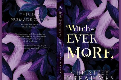 Witch of Ever More - Premade Paranormal PNR Romance Boxing Book Cover from Christley Creatives