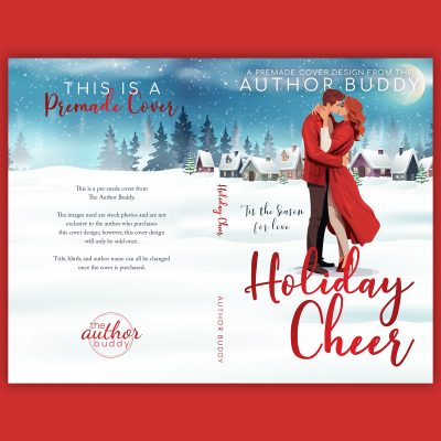 Holiday Cheer - Premade Illustrated Christmas Romance Book Cover from The Author Buddy
