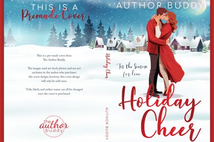 Holiday Cheer - Premade Illustrated Christmas Romance Book Cover from The Author Buddy