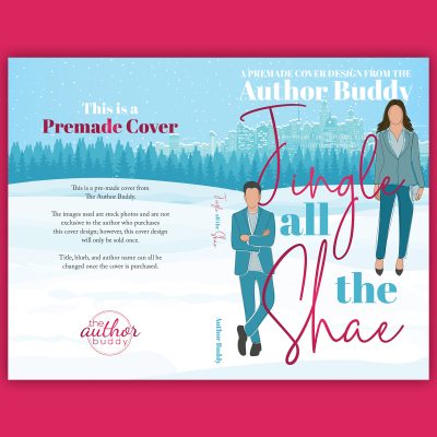 Jingle All the Shae - Premade Illustrated Christmas Romance Book Cover from The Author Buddy