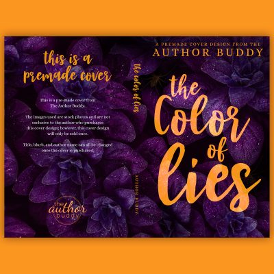 The Color of Lies - Premade Discreet Dark Romance Book Cover from The Author Buddy