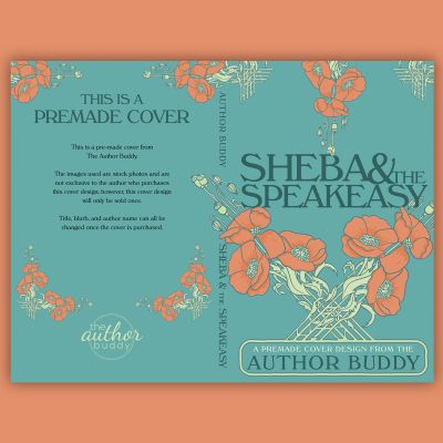 Sheba and the Speakeasy - Premade Discreet Art Nouveau 1920s Romance Book Cover from The Author Buddy