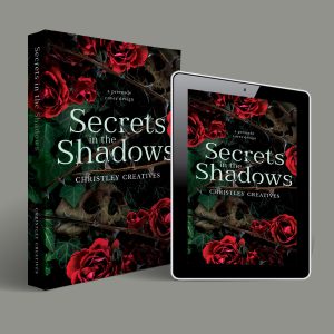 Secrets In The Shadows - Premade Dark Paranormal Romance Book Cover from Christley Creatives