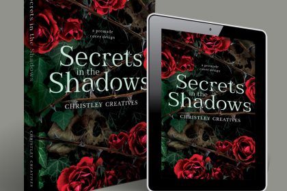 Secrets In The Shadows - Premade Dark Paranormal Romance Book Cover from Christley Creatives