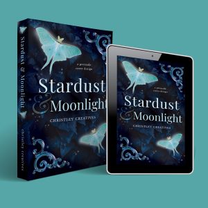 Stardust & Moonlight - Premade Dark Paranormal Romance Book Cover from Christley Creatives