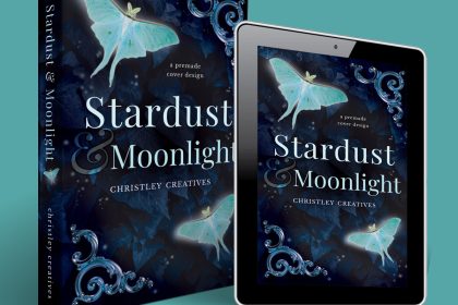 Stardust & Moonlight - Premade Dark Paranormal Romance Book Cover from Christley Creatives