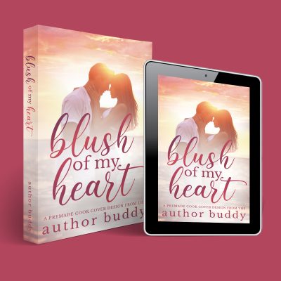 Blush of My Heart - Premade Small Town Sweet Contemporary Coastal Romance Book Cover from The Author Buddy