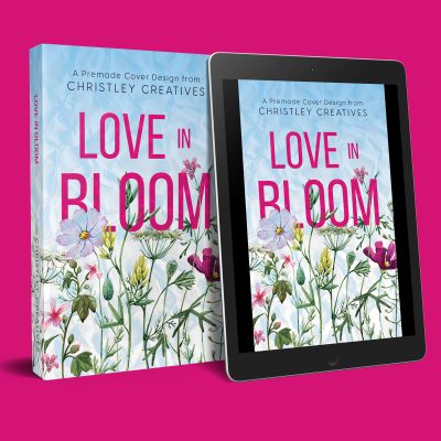 Love in Bloom - Premade Sweet Discreet Contemporary Romance Women's Fiction Book Cover from Christley Creatives