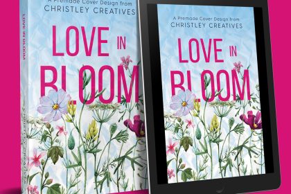 Love in Bloom - Premade Sweet Discreet Contemporary Romance Women's Fiction Book Cover from Christley Creatives