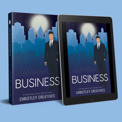 Unfinished Business - Premade Contemporary Steamy Illustrated Billionaire Romance Book Cover from Christley Creatives
