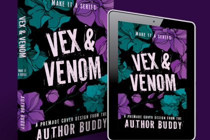 Vex & Venom - Premade Illustrated Dark Romance Horror Suspense Book Cover from The Author Buddy