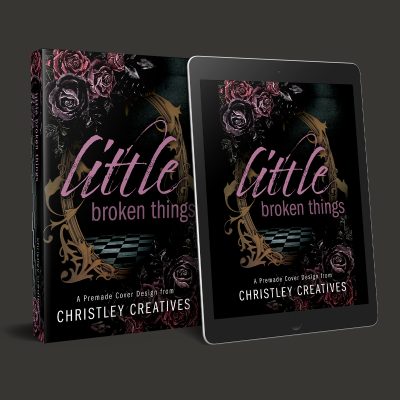 Little Broken Things - Premade Dark Discreet Romance Book Cover from Christley Creatives