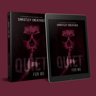 Quiet for Me - Premade Dark Fantasy Paranormal Romance Book Cover from Christley Creatives