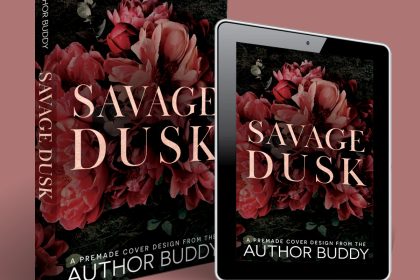 Savage Dusk - Premade Dark Romance / Romantic Suspense Floral Book Cover from The Author Buddy