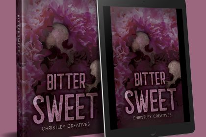 Bitter Sweet - Premade Dark Discreet Floral Romance Book Cover from Christley Creatives