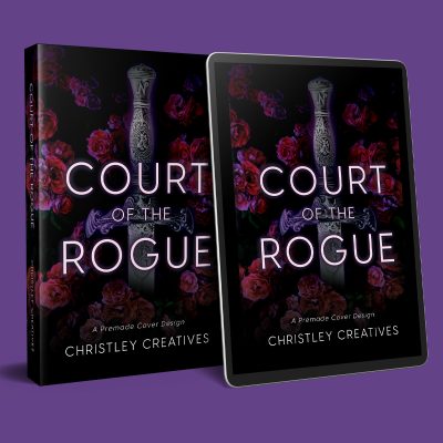 Court of the Rogue - Premade Dark Discreet Romance Book Cover from Christley Creatives