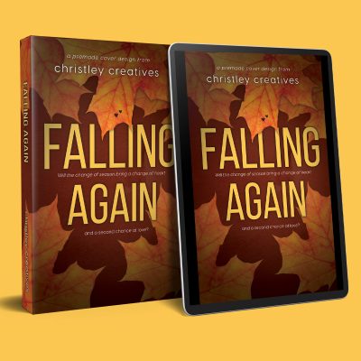 Falling Again - Premade Dark Discreet Romance Book Cover from Christley Creatives