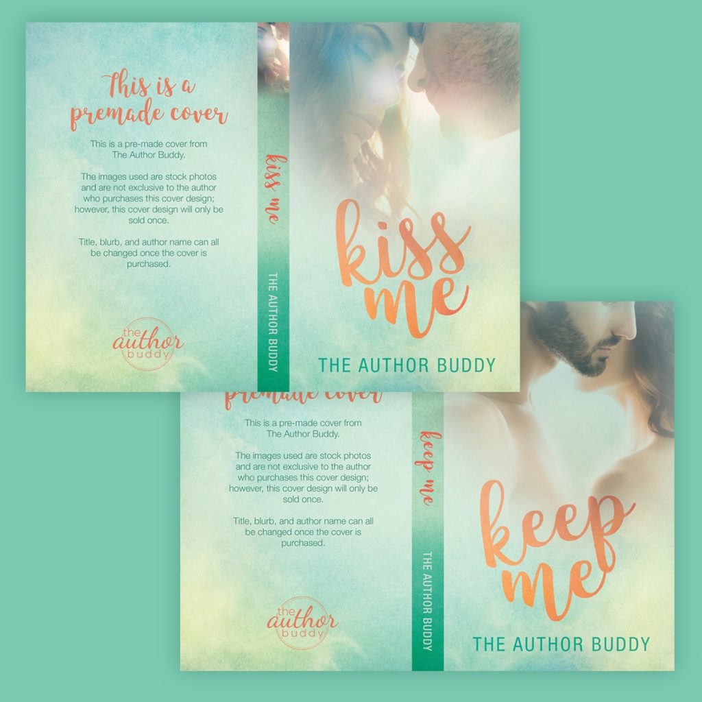 Kiss Me / Keep Me Duet – Premade Book Cover Design by The Author Buddy