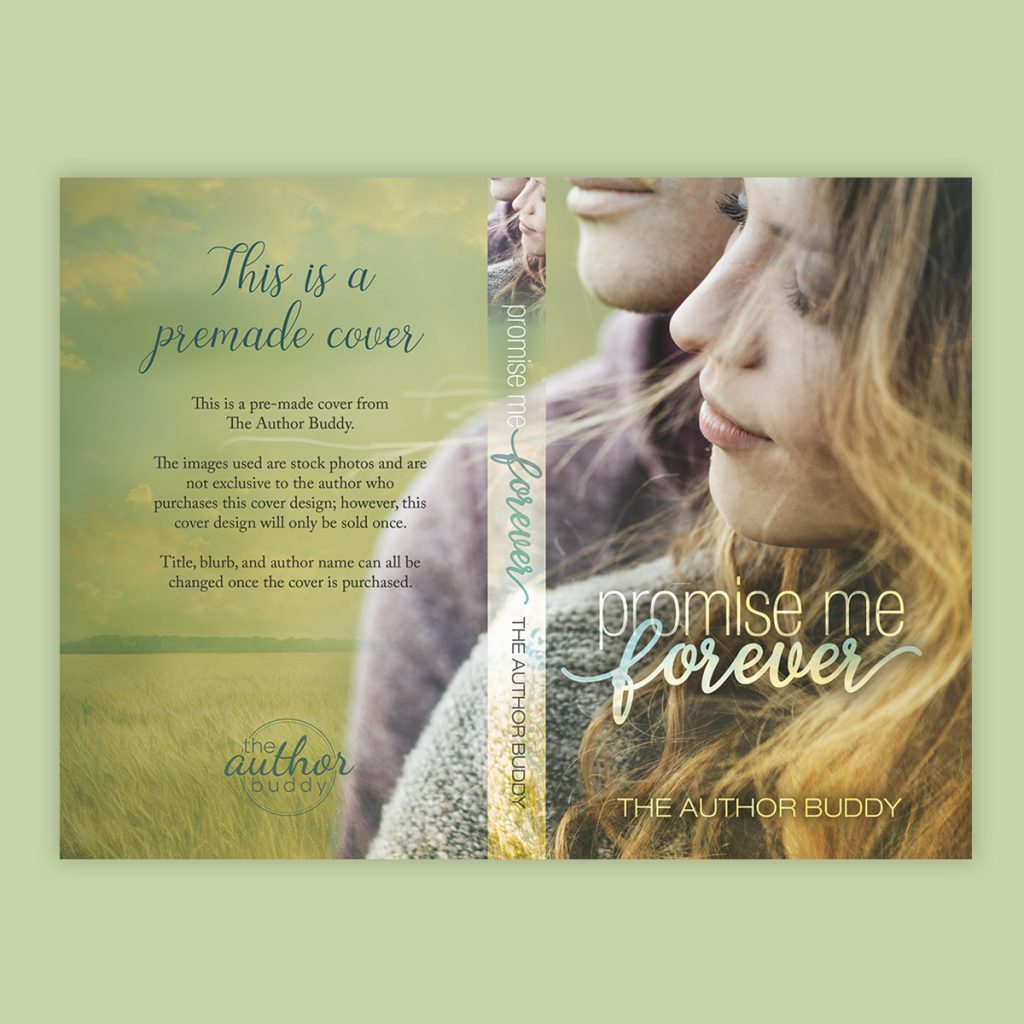Promise Me Forever - Premade Contemporary Romance Book Cover from The Author Buddy