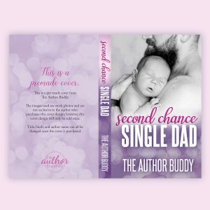 Second Chance Single Dad - Premade Book Cover from The Author Buddy