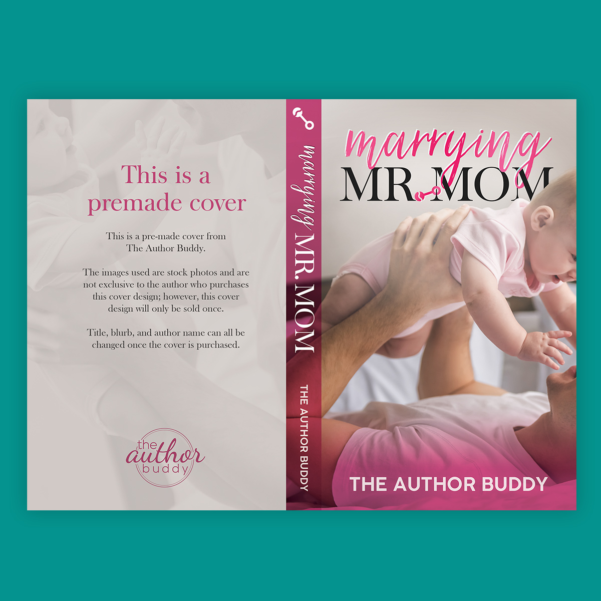 theauthorbuddy_premadecovers_singledadseries_mrmom Dating Dr. Dad / Marrying Mr. Mom – Premade Single Dad Covers Duo from The Author Buddy