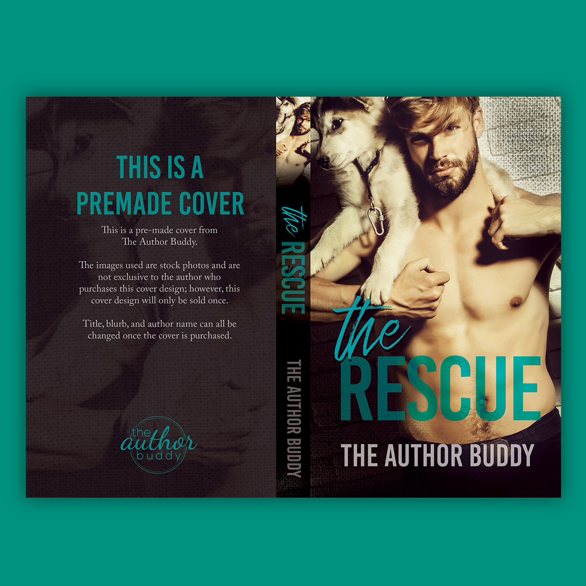 theauthorbuddy_premadecovers_therescue-1 The Rescue – Premade Book Cover from The Author Buddy