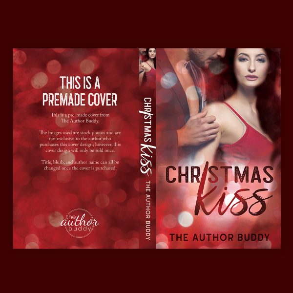 Christmas Kiss - Premade Holiday Romantic Suspense Book Cover from The Author Buddy
