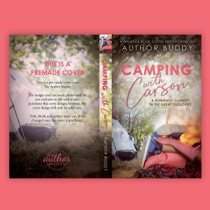 Camping with Carson - A Premade Romantic Comedy Book Cover from The Author Buddy