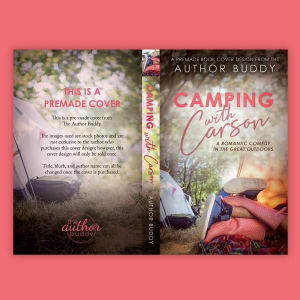Camping with Carson - A Premade Romantic Comedy Book Cover from The Author Buddy