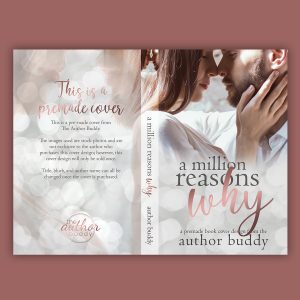 A Million Reasons Why - Premade Sweet Clean Romance Book Cover from The Author Buddy