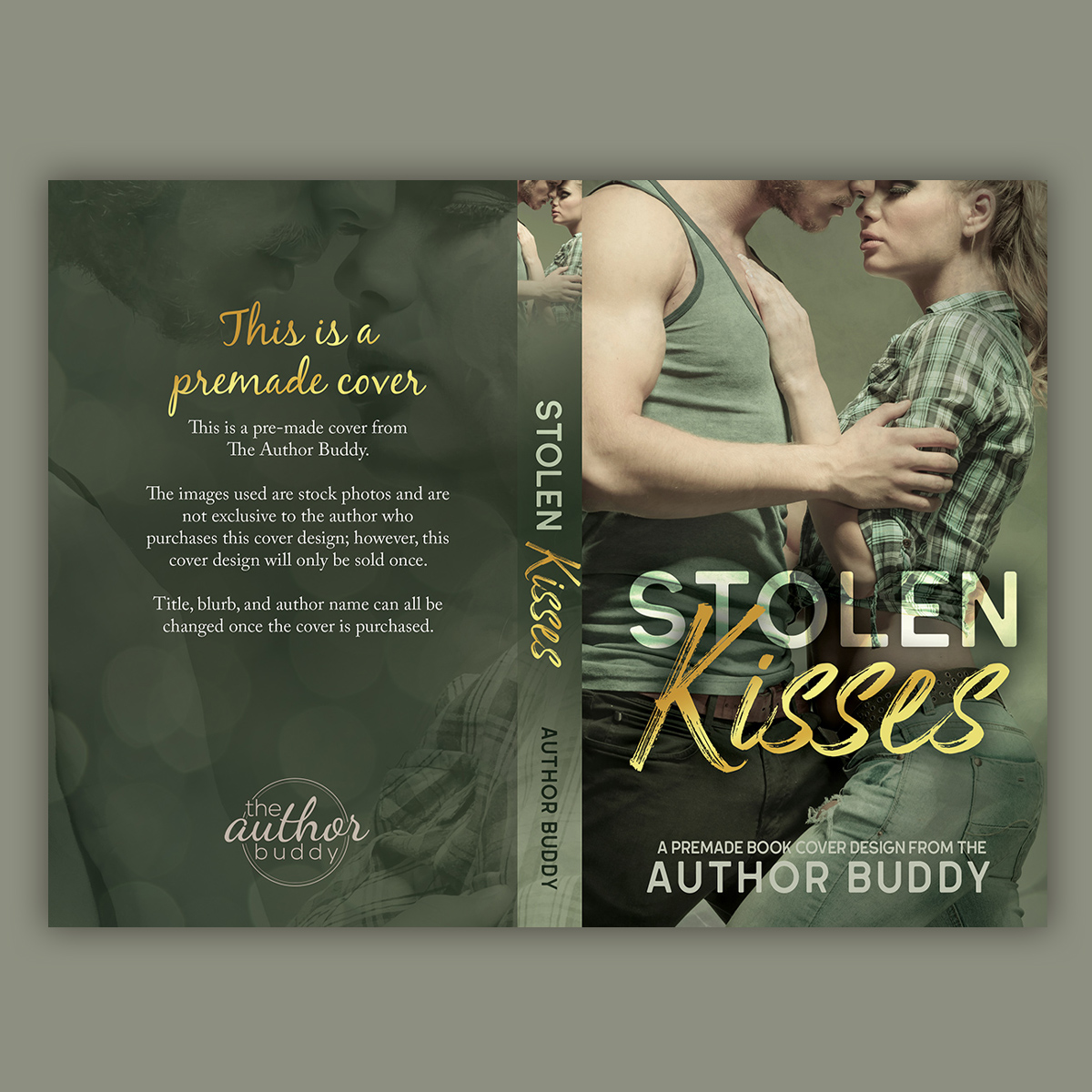 StolenKisses Stolen Kisses - Premade Military Romance Book Cover from The Author Buddy