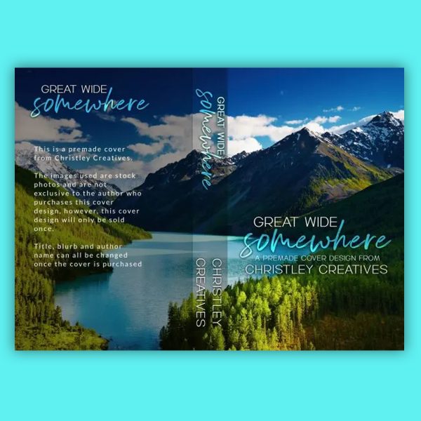 Great Wide Somewhere - Premade Contemporary Romance Book Cover from Christley Creatives