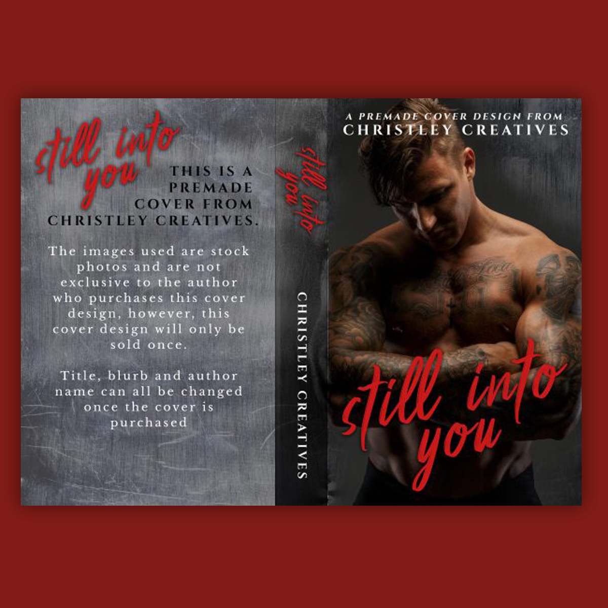 Still Into You - Premade Contemporary Romance Book Cover from Christley Creatives
