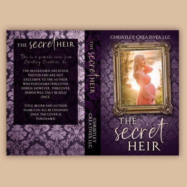The Secret Heir - Premade Romance Book Cover from Christley Creatives