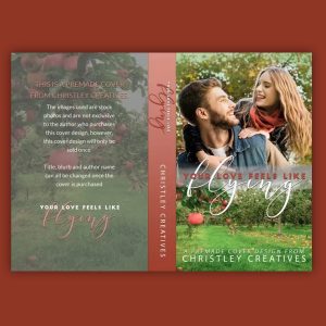Your Love Feels Like Flying - Premade Contemporary Romance Book Cover from Christley Creatives