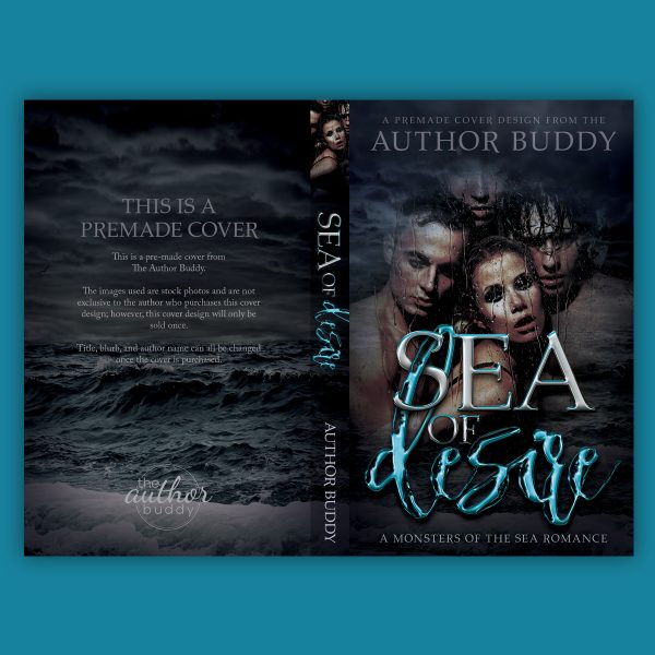 Sea of Desire - Premade Dark Paranormal Romance Book Cover from The Author Buddy