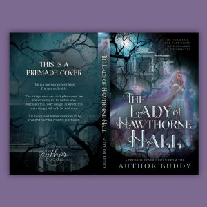 The Lady of Hawthorne Hall - Premade Dark Paranormal Romance Book Cover from The Author Buddy