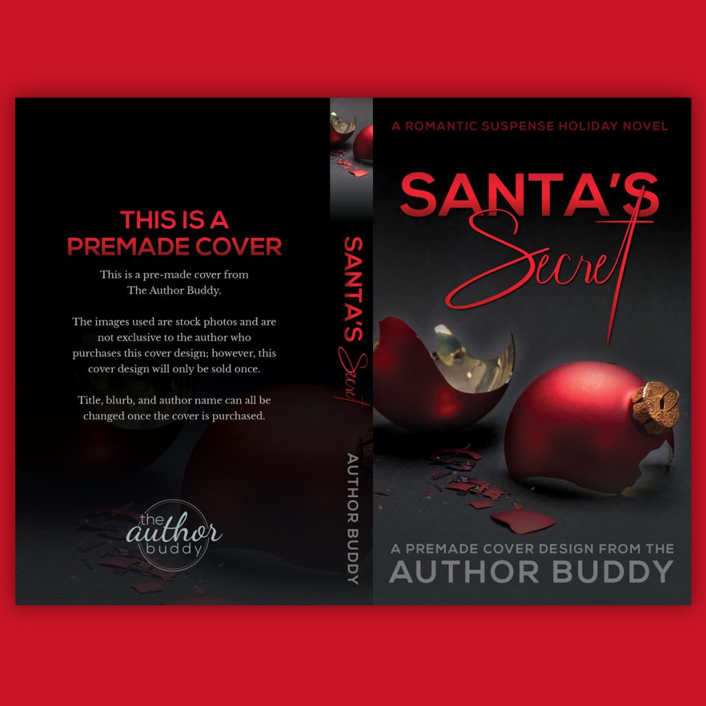 Santa's Secret - Premade Holiday Romantic Suspense Book Cover from The Author Buddy